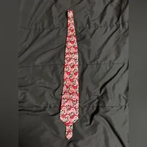 Ohio State University Buckeyes Brutus Red Mens Neck Tie Silk RM Sport